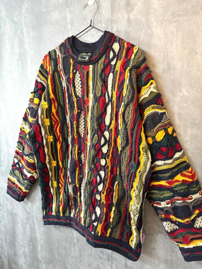 〈早い者勝ち・定番〉 高級デザイン COOGIビンテージ3Dニット L 菅田将暉