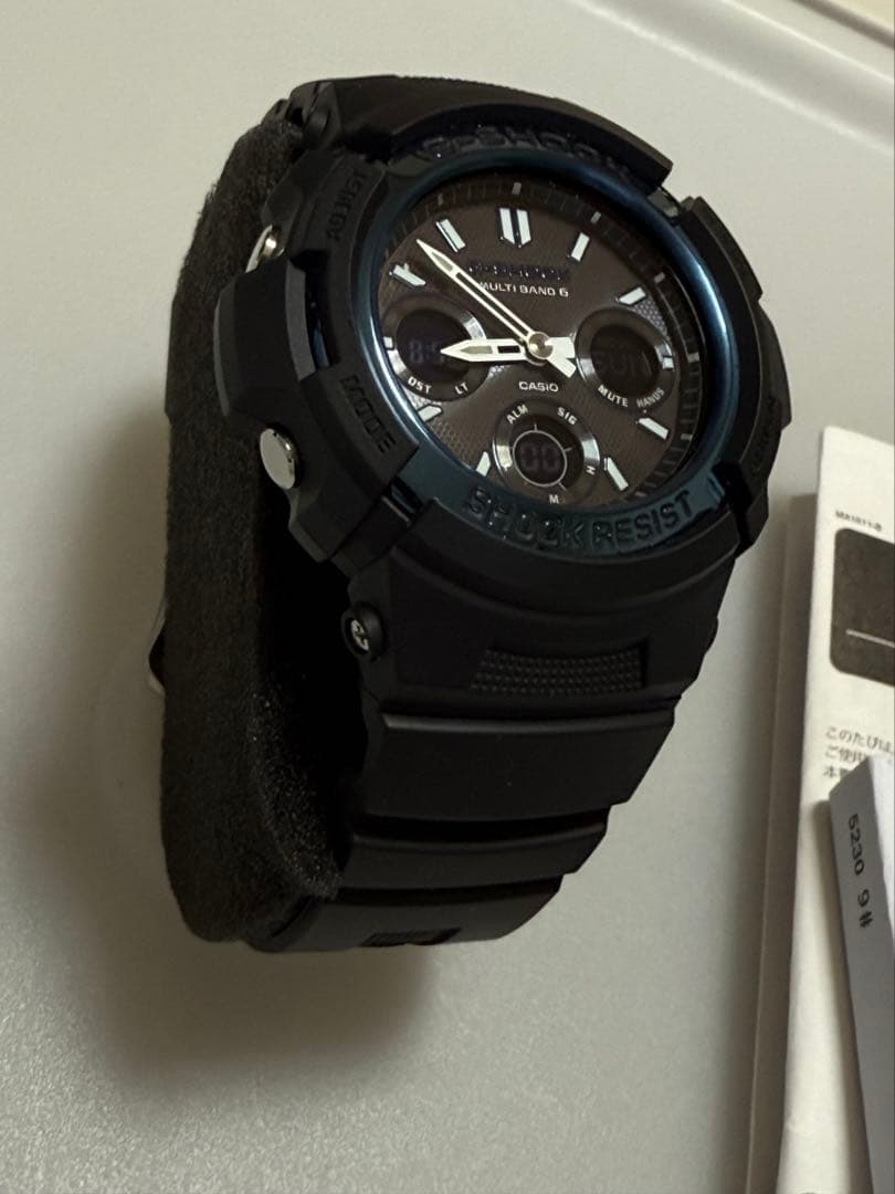 カシオG-SHOCK AWG-M100A-1AER 電波ソーラー未使用に近い美品