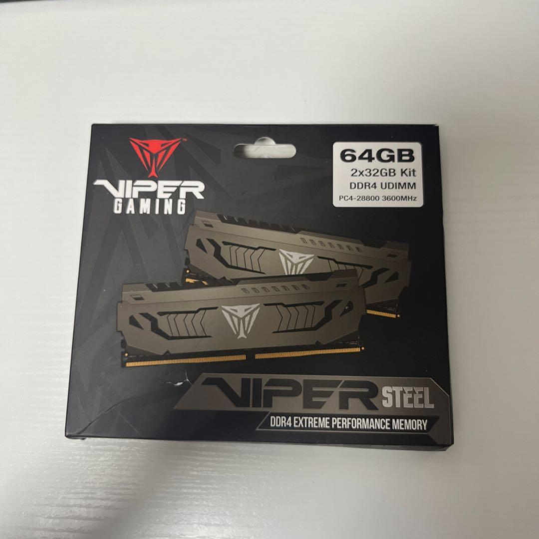 Patriot Viper DDR4 3600MHz 64GB 32GB×2
