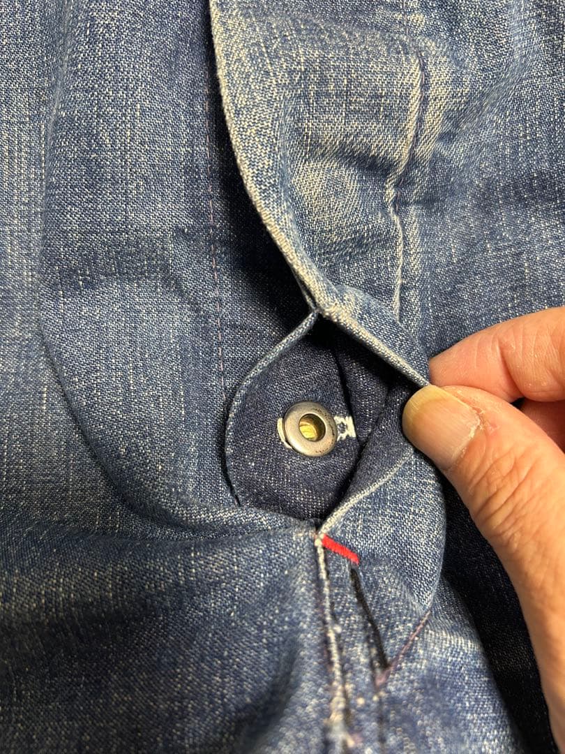 50s PAYDAYオーバーオール鬼ヒゲ縦落ち雰囲気抜群