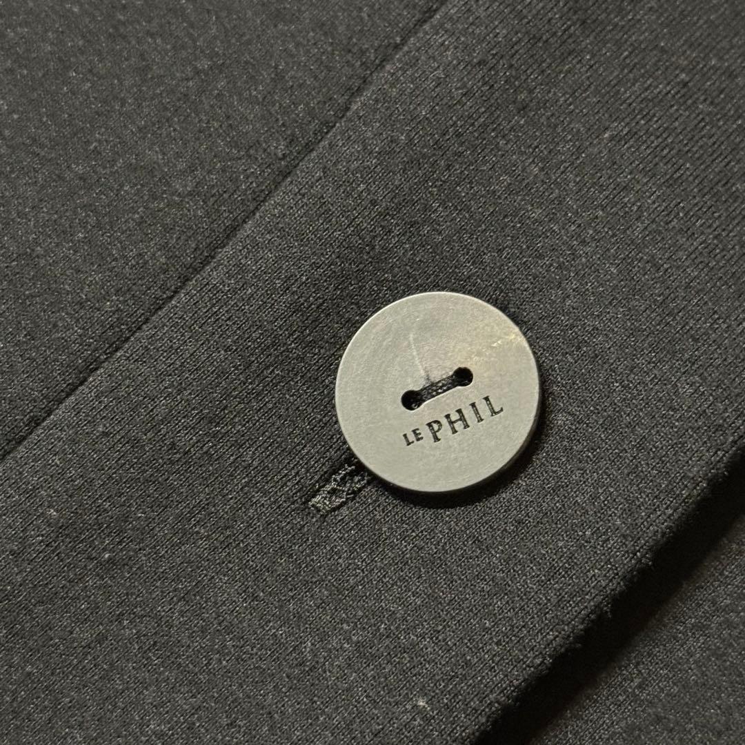 【美品 24SS】ルフィル ソフトダンボールポロトップス　シャツ　ブラック