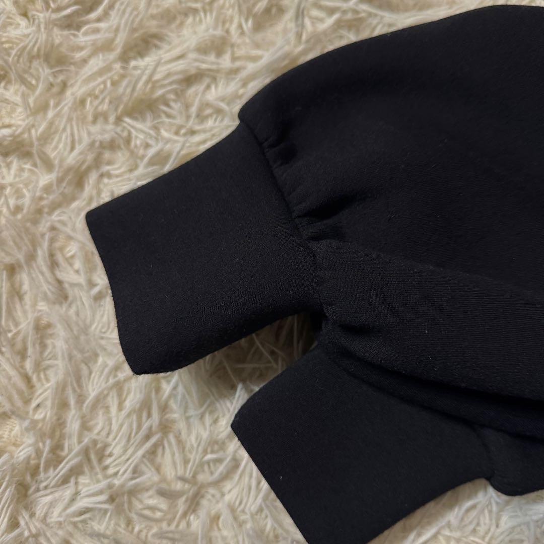 【美品 24SS】ルフィル ソフトダンボールポロトップス　シャツ　ブラック