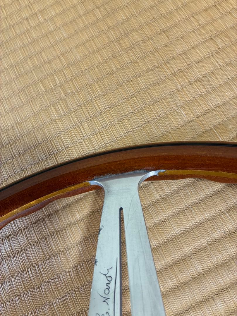 Nardi 3スポーク ステアリングクラシックウッド　36.5