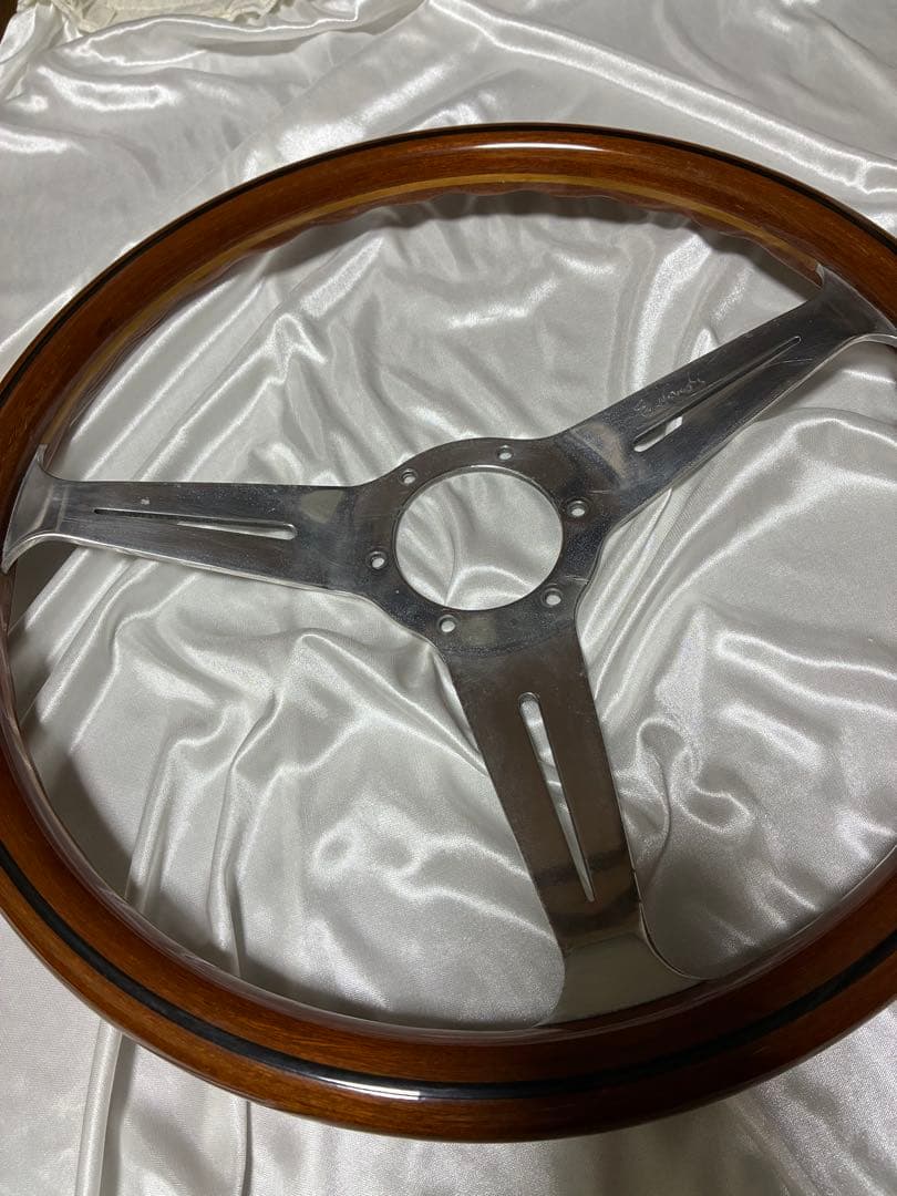 Nardi 3スポーク ステアリングクラシックウッド　36.5
