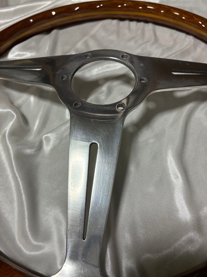 Nardi 3スポーク ステアリングクラシックウッド　36.5