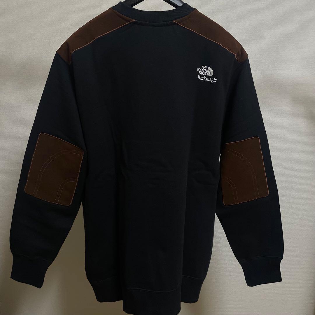 ノースフェイス Backmagic限定 Sweat Crew【L】ブラック 黒