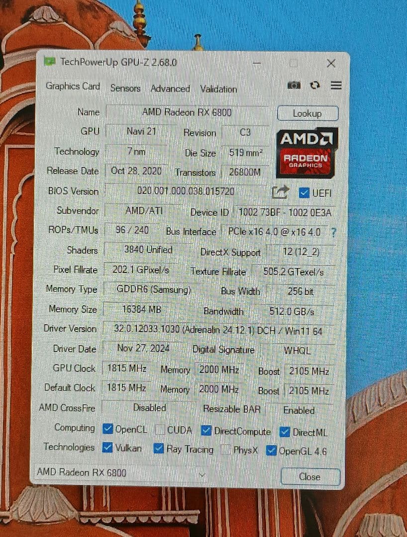グラフィックボード・グラボ・ビデオカード AMD PowerCooler Radeon RX6800