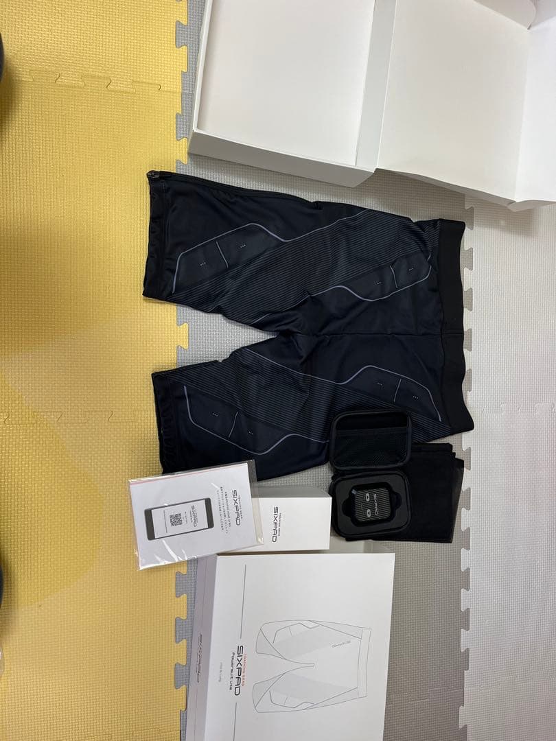 新品未使用SIXPAD トレーニングショーツ ブラックLサイズ メンズ