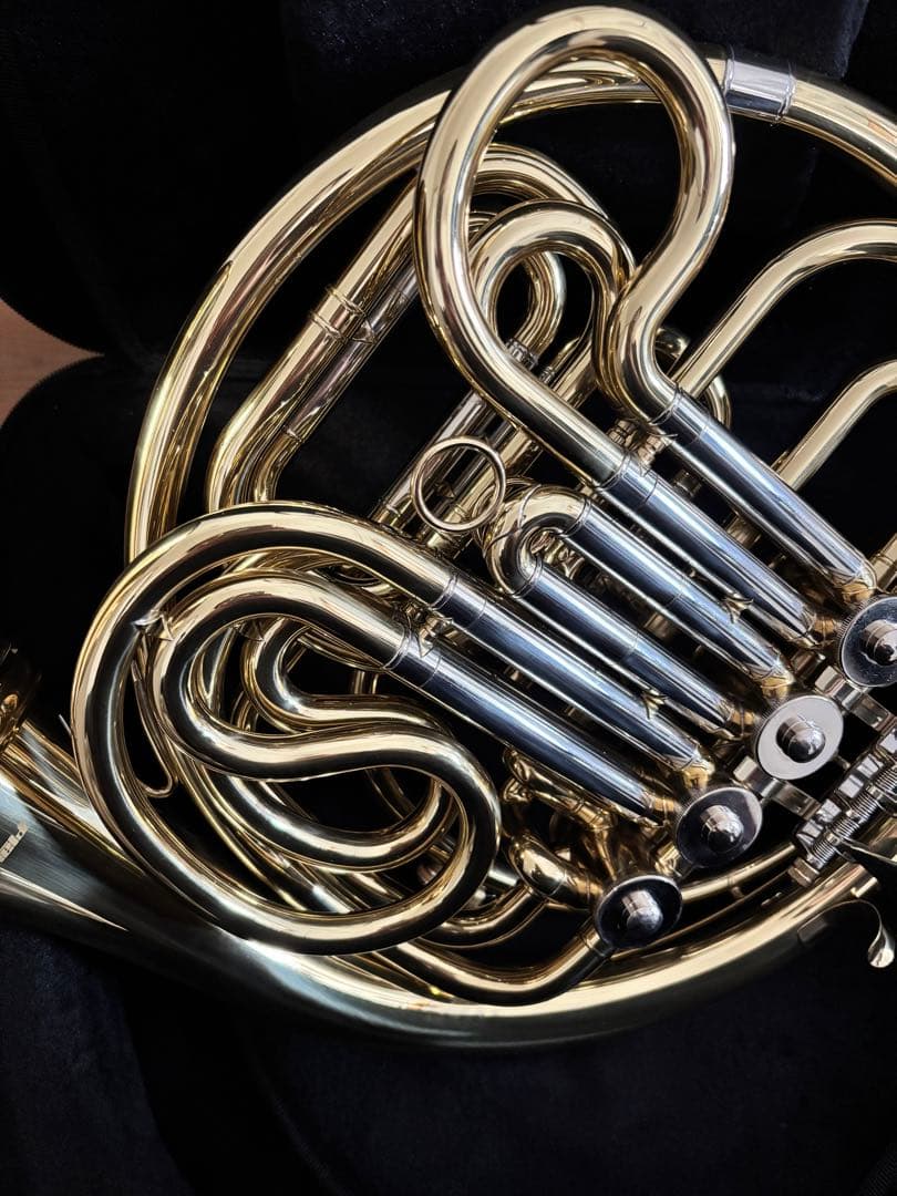 【最終値下げ】PLAYTECHフレンチホルン フルダブル　要メンテ