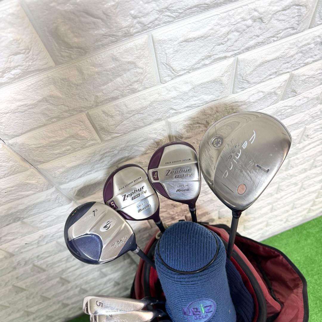 ゴルフセット　初心者応援　豪華　Mizuno レディースセット　ラウンド仕様