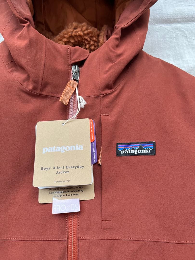 Patagonia キッズ・フォーインワン・エ ブリデージャケット XS 5-6
