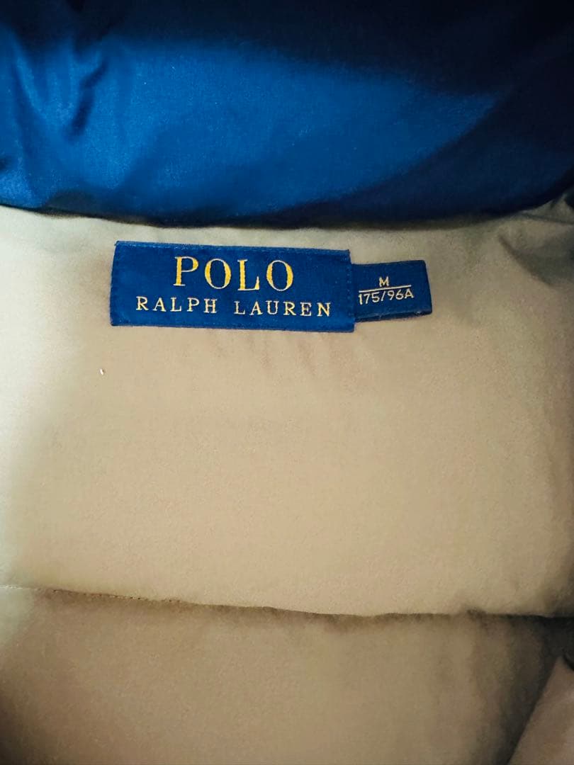 【美品】ポロラルフローレン 2wayダウンベスト ネイビー M　POLO