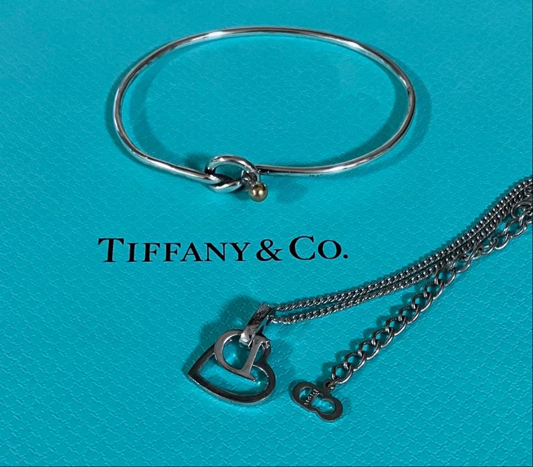 ◆ティファニー/ディオール◆2点◆バングル SV925 K18◆ネックレス◆