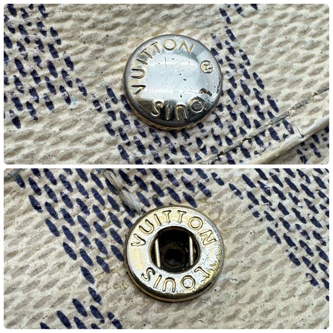 美品✨️ルイヴィトン　ダミエ　アズール　ポルトフォイユ　エミリー　長財布　財布