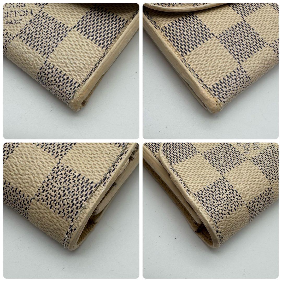 美品✨️ルイヴィトン　ダミエ　アズール　ポルトフォイユ　エミリー　長財布　財布