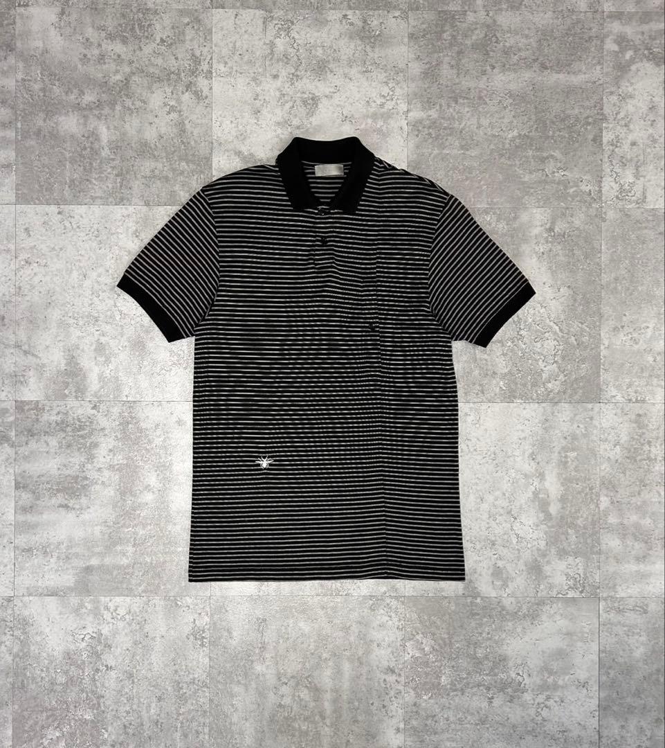 Dior Homme SS07 ボーダー　BEE ポロシャツ