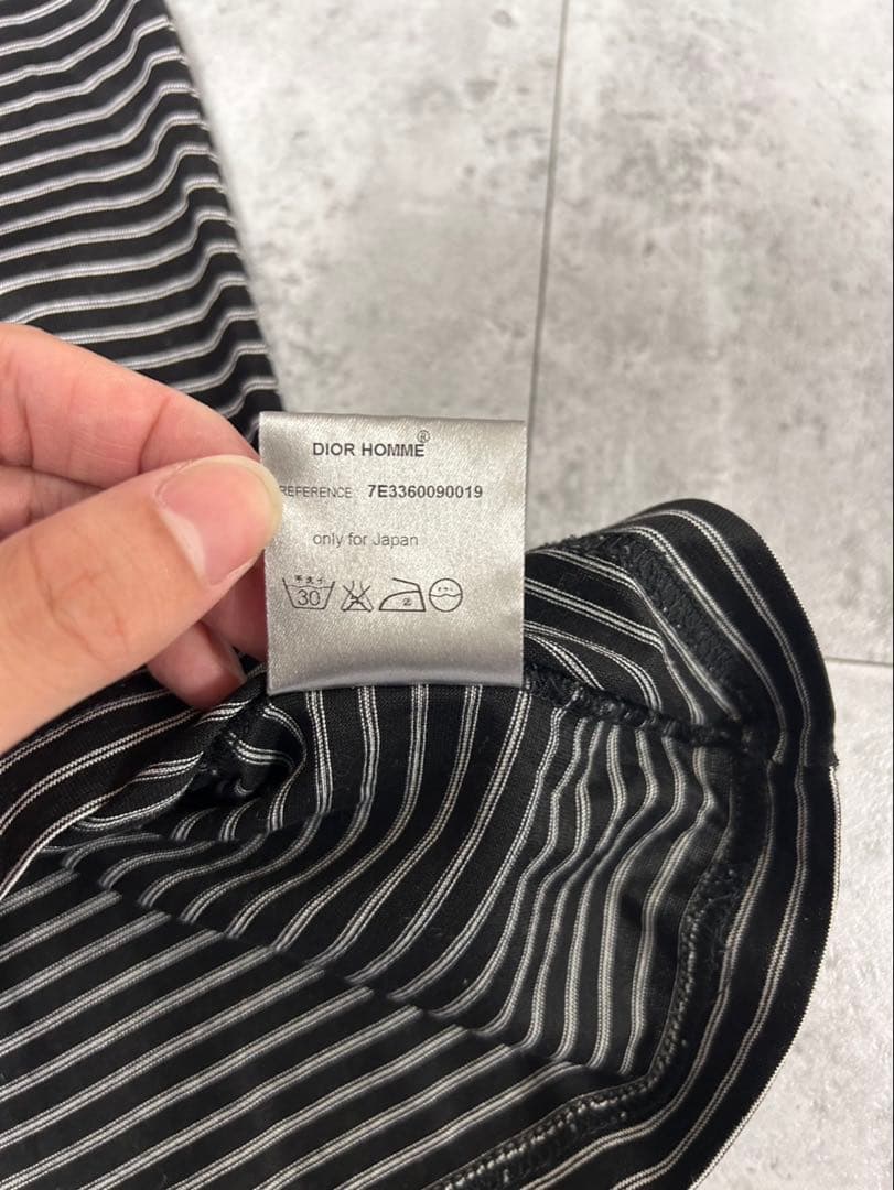 Dior Homme SS07 ボーダー　BEE ポロシャツ