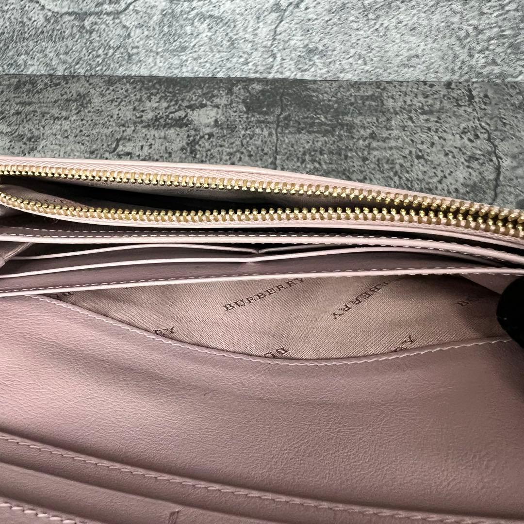 BURBERRY ノバチェック レザー×キャンバス 長財布