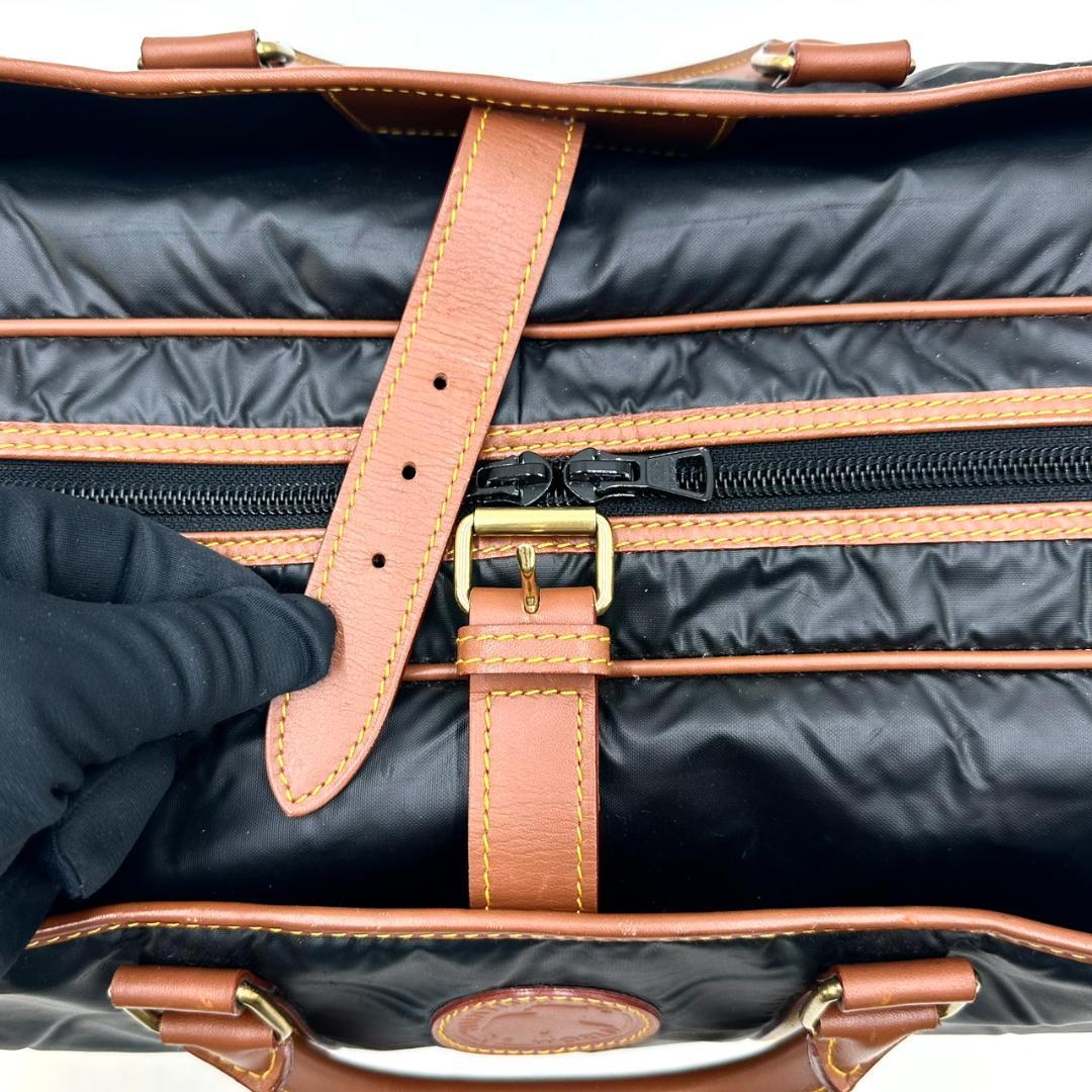 ハンティングワールド 2way仕様 ボストンバッグ 旅行用バッグ 大容量 濃紺