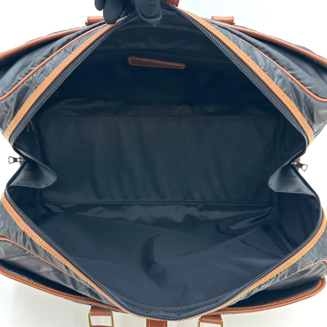 ハンティングワールド 2way仕様 ボストンバッグ 旅行用バッグ 大容量 濃紺