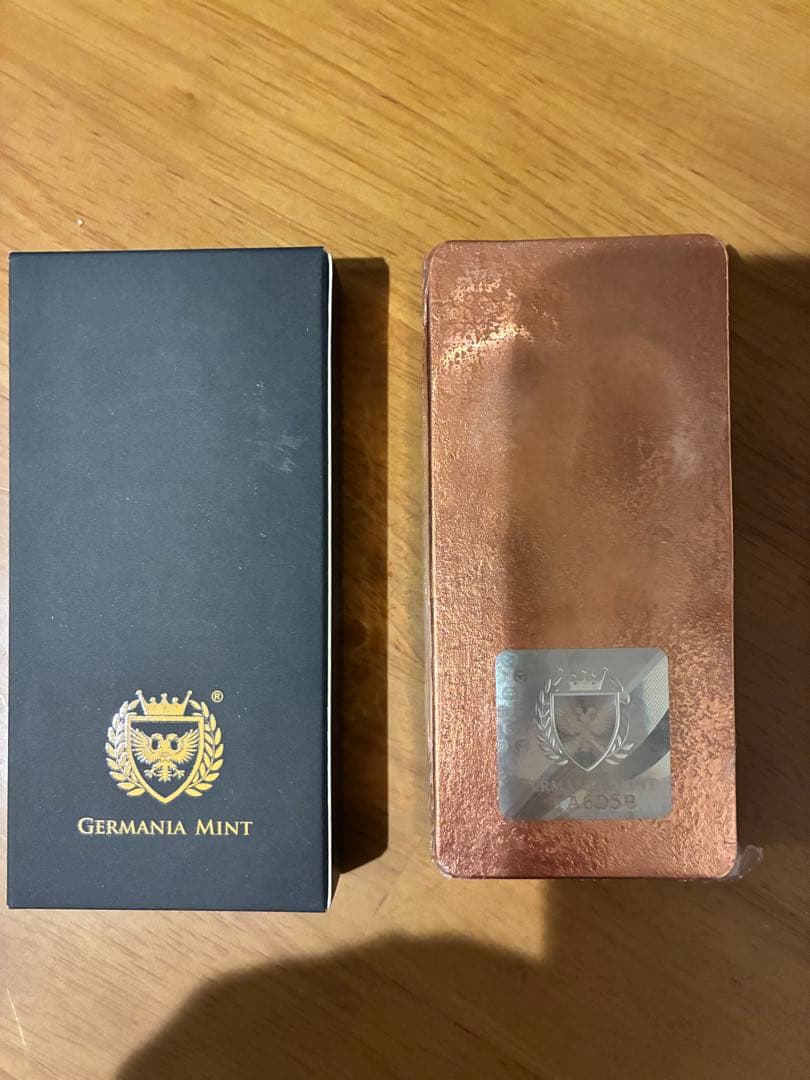 GERMANIAMINT 999.9 純銅バー 1000g[在庫整理です]