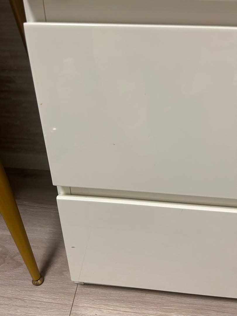 ニトリ　ホワイト チェスト6段