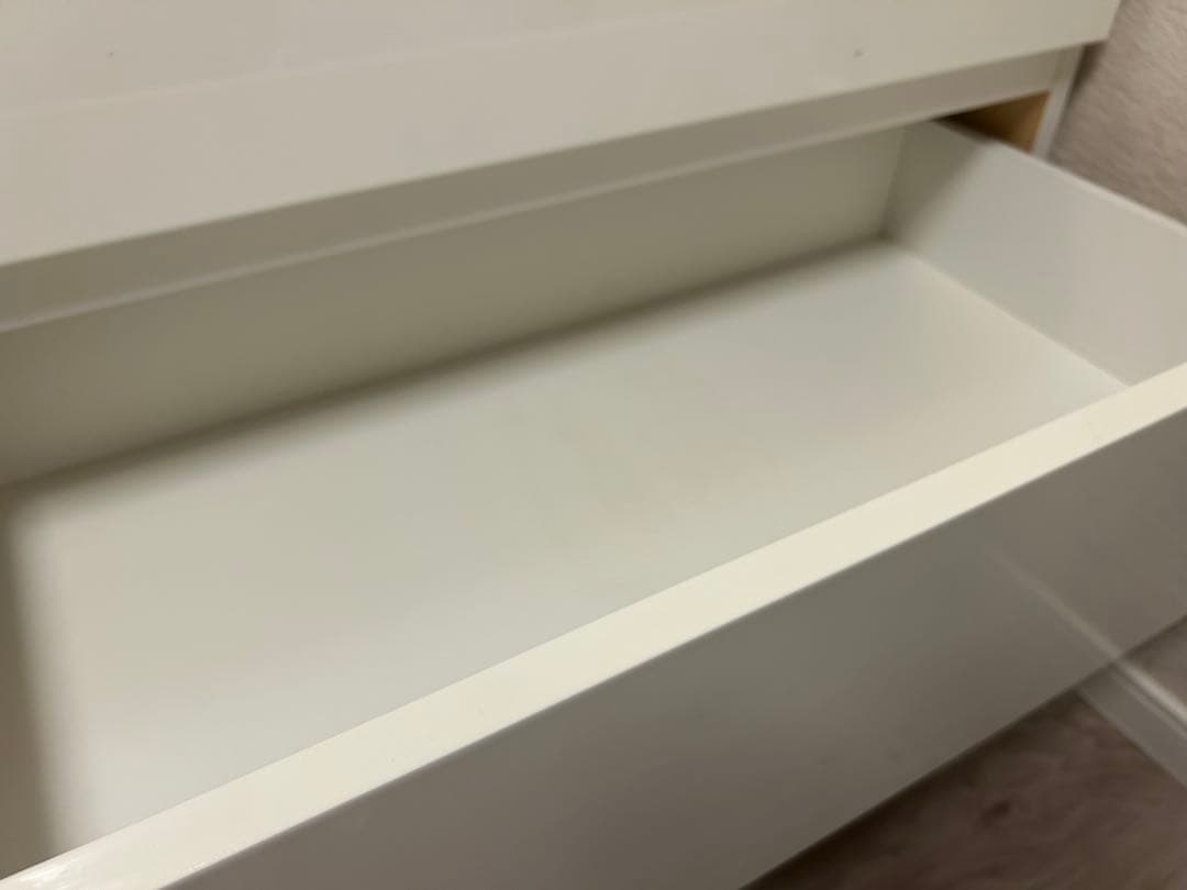 ニトリ　ホワイト チェスト6段