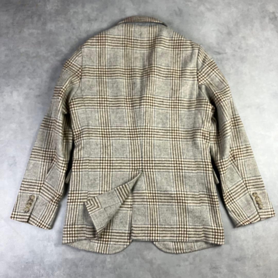 SOUTIENCOL スティアンコル グレンチェックジャケット マラリウス生地