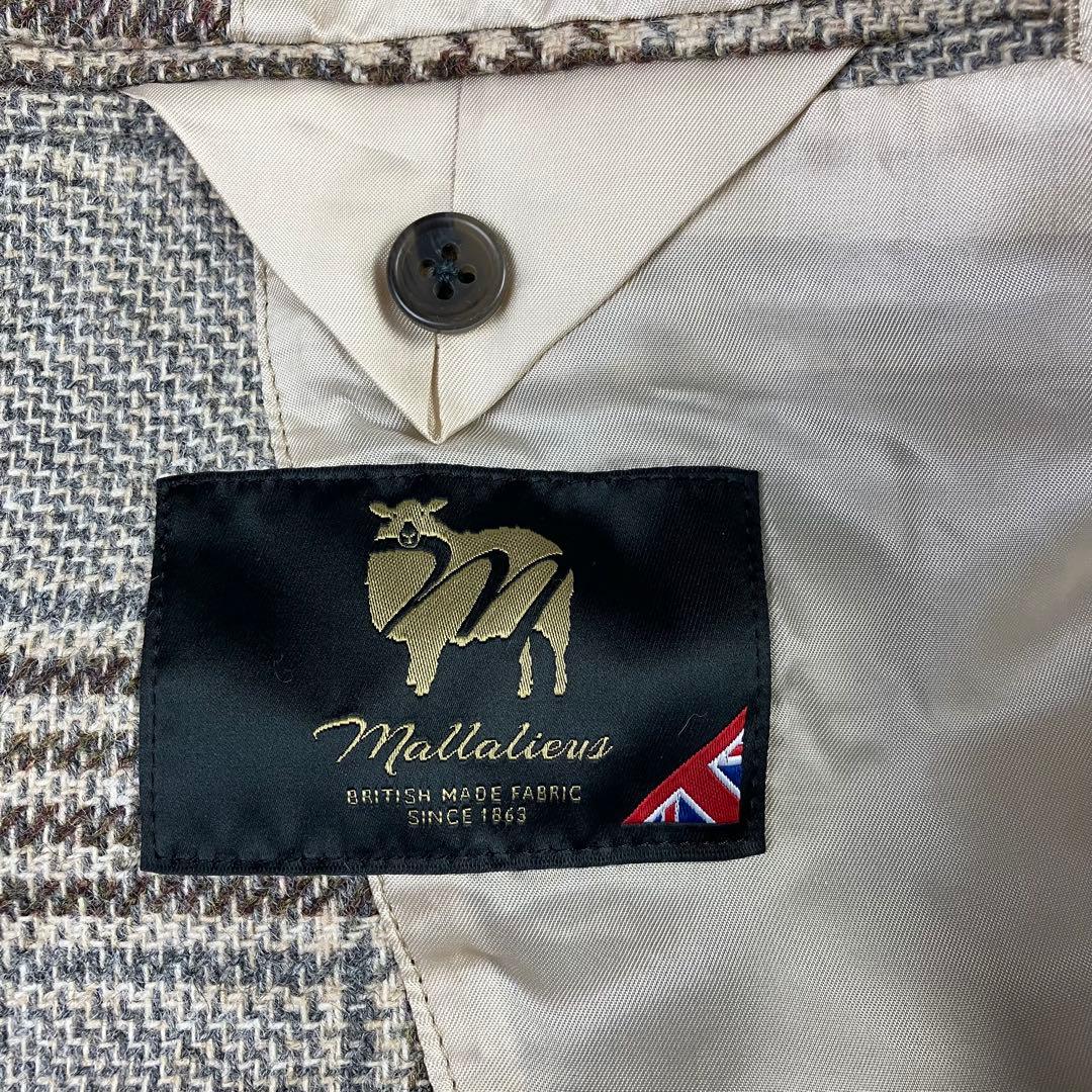 SOUTIENCOL スティアンコル グレンチェックジャケット マラリウス生地