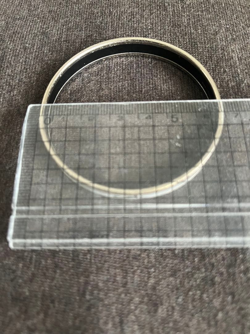 【HERMES】バングル《エマイユ》ブラン／シルバー