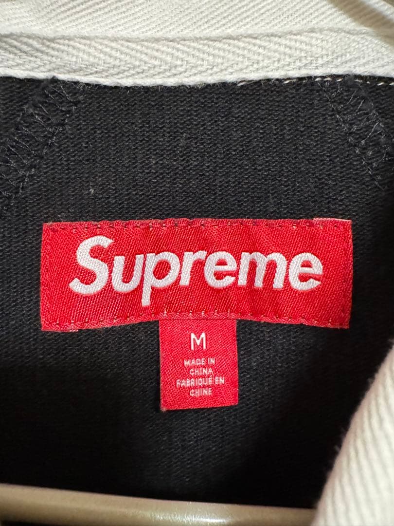 Supreme ブラック ラガーシャツ Mサイズ