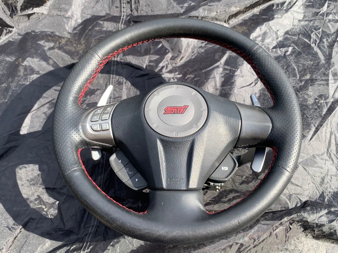 も*※様 STI ステアリング本体 シートベルトカバー　ミラーカバー