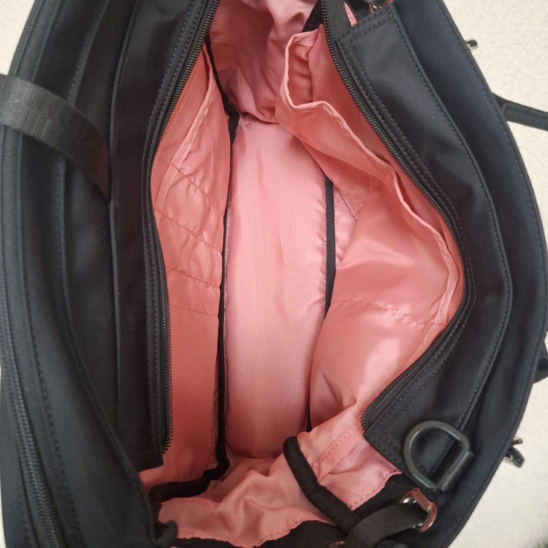 【美品】セレーンエーテル　ビジネスバッグ　3way ブラック✕シルバー金具　パリ