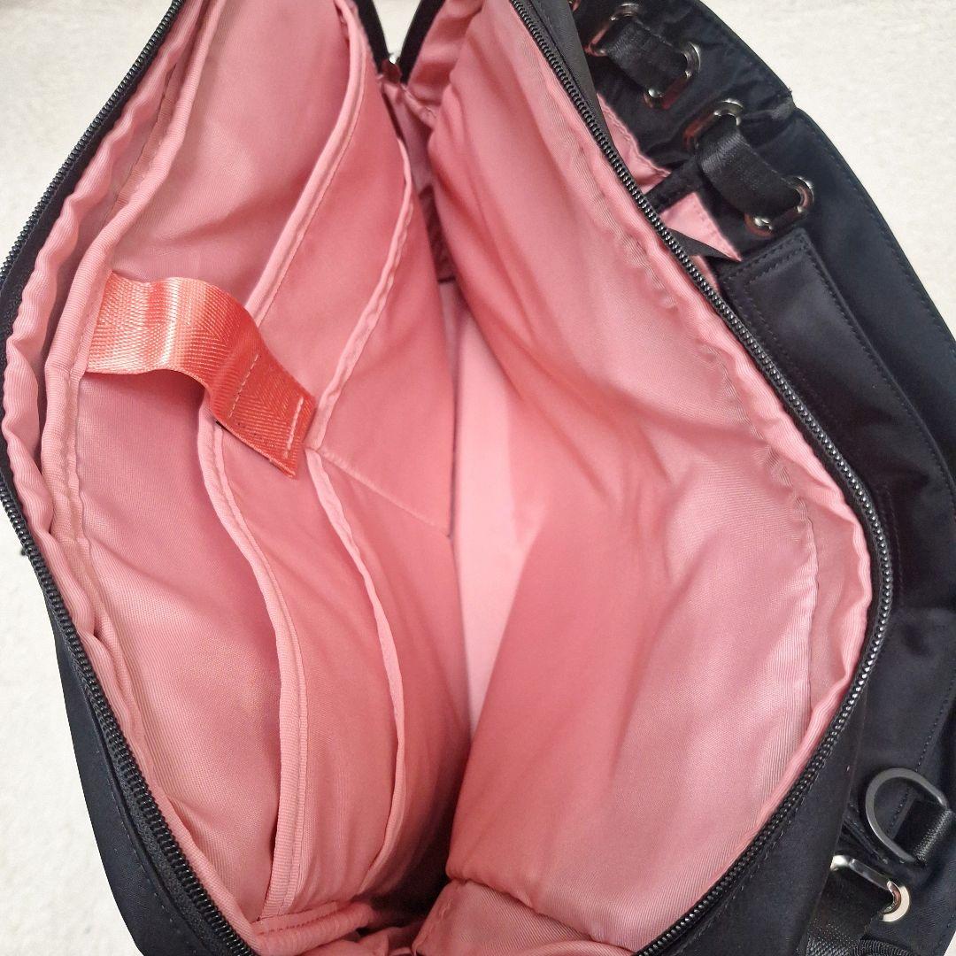 【美品】セレーンエーテル　ビジネスバッグ　3way ブラック✕シルバー金具　パリ