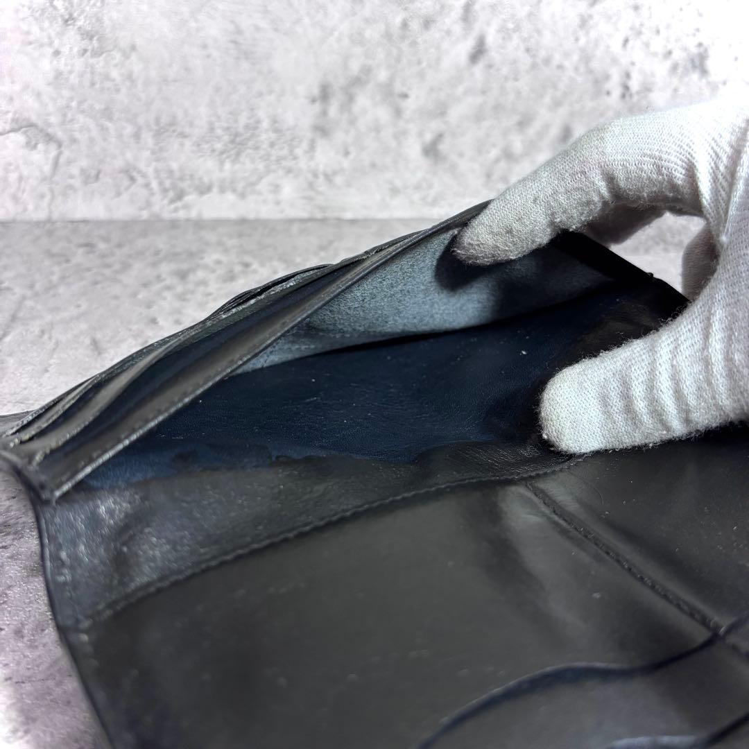 【Reee！】イルビゾンテ ロングウォレット 長財布 ブラック 黒