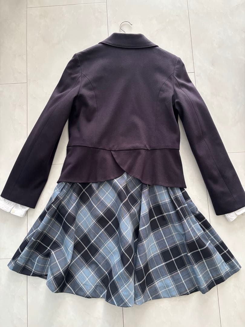 ポンポネット 卒業式 中学受験 面接 160 フォーマルセット