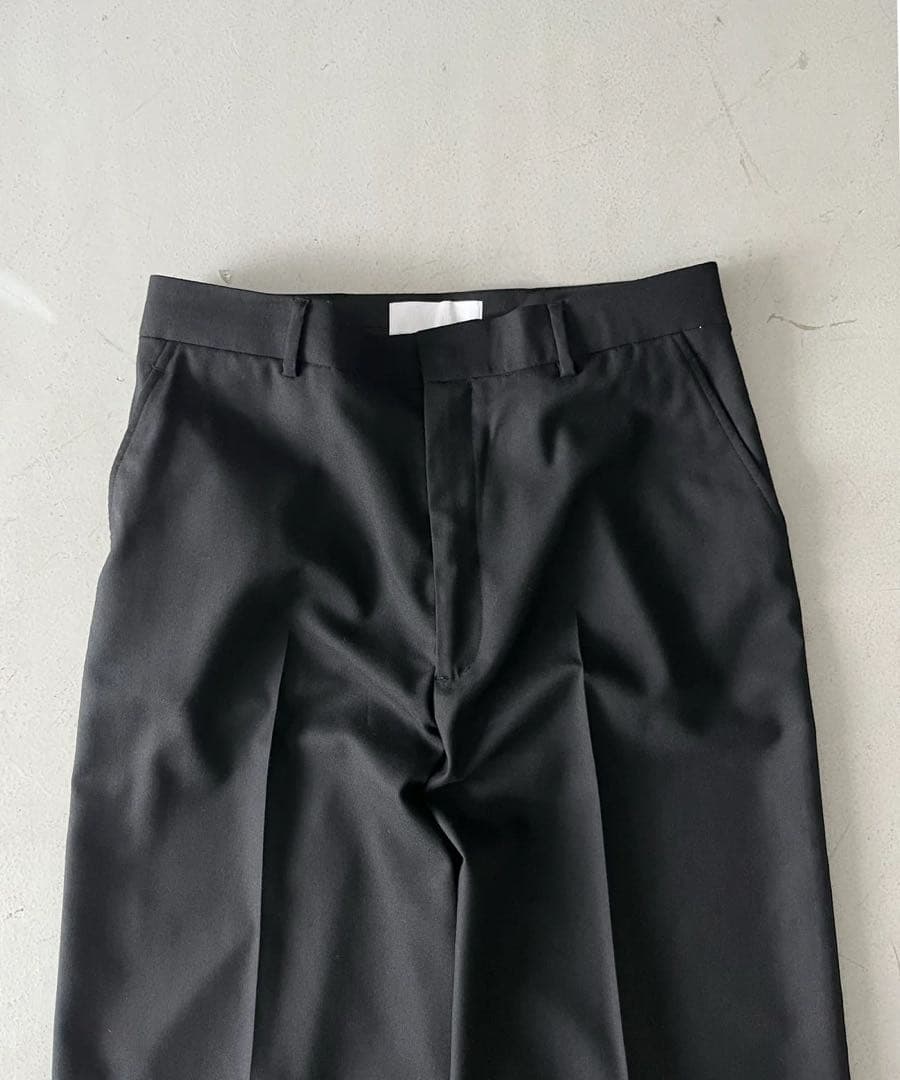 パンツ NEONSIGN Anatomic straight slacks \"BLACK