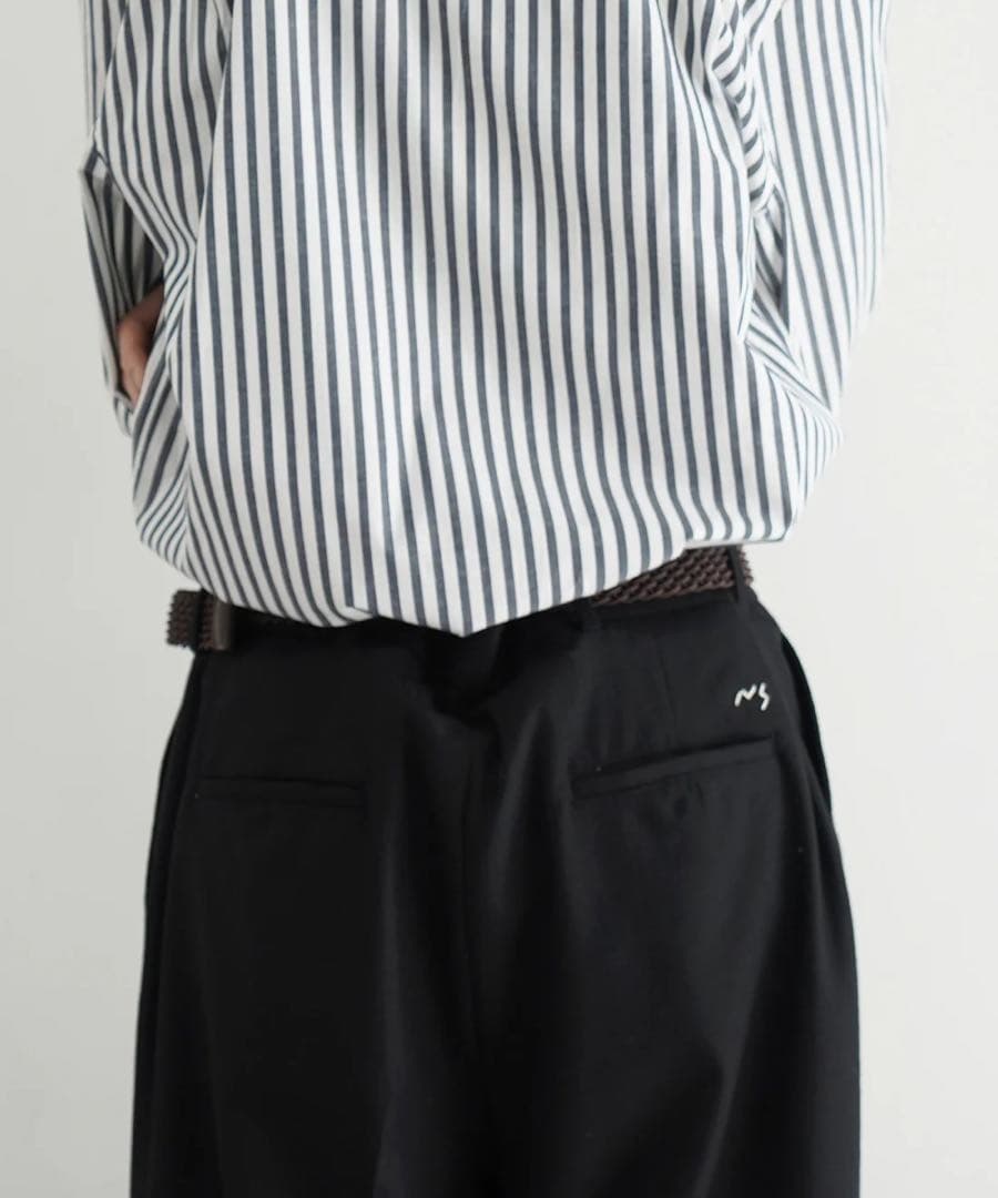 パンツ NEONSIGN Anatomic straight slacks \"BLACK