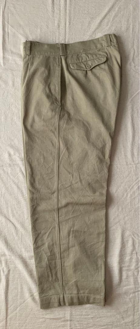 フランス軍m-52チノパンツ　ワンタック　軍パン　25サイズ