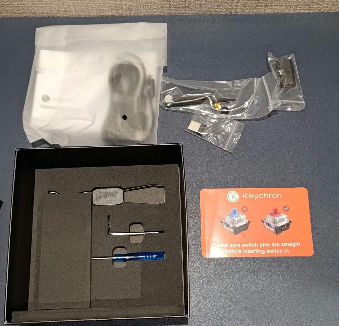 Keychronテンキー Q0 Max 茶軸 カーボンブラック