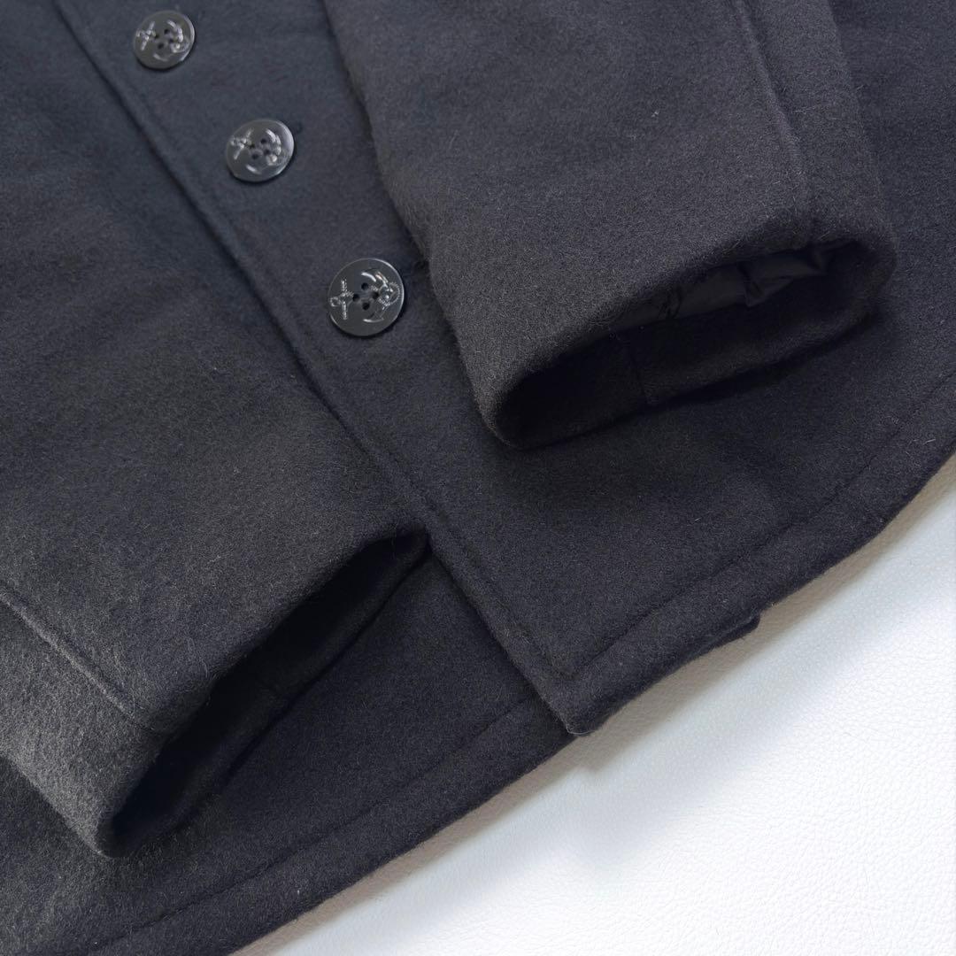 ショット シングル ピーコート キルティング メルトンウール 40 Schott