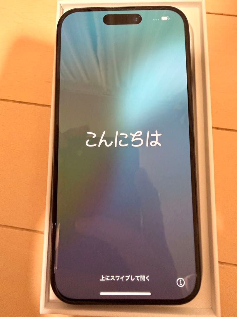 Apple iPhone 15Pro ブラック 本体　中古　バッテリー残量86