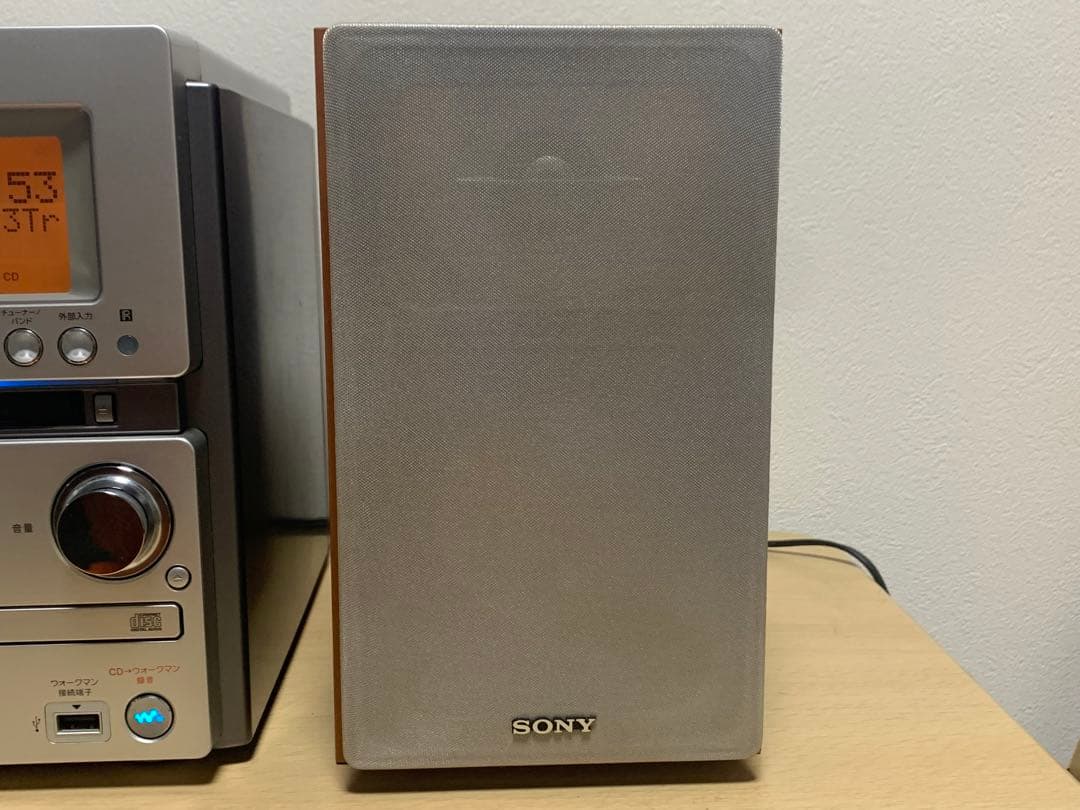 SONY MD搭載オールインワンコンポ CMT-M35WM リモコン付き
