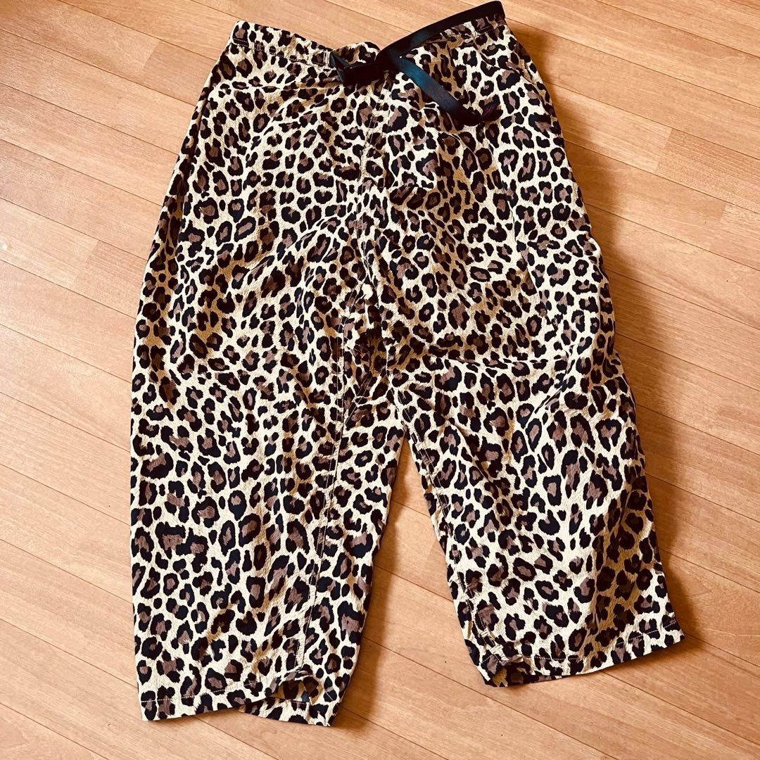 最終　グラミチ×ニコアンド　ヒョウ柄サルエルラップパンツ　限定　ユニセックス