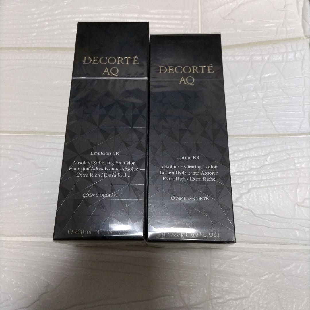新品未開封DECORTÉ AQ エマルジョンER & ローションER 200ml