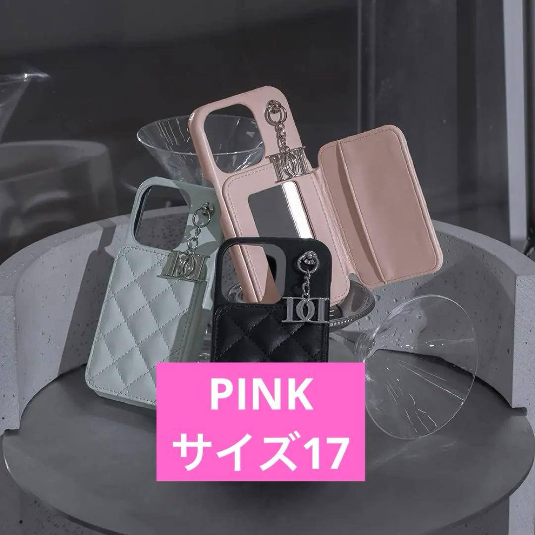 キルティングミラーDDチャームiPhoneケース