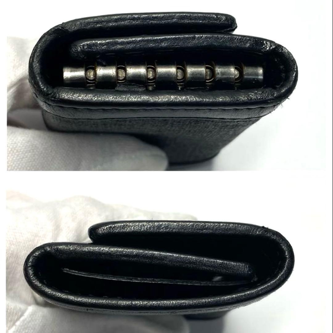 GUCCI キーケース　黒　レザー　キャンパス　美品　レディース　メンズ　グッチ