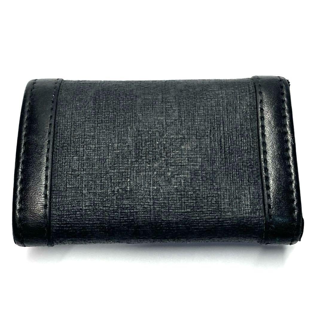 GUCCI キーケース　黒　レザー　キャンパス　美品　レディース　メンズ　グッチ