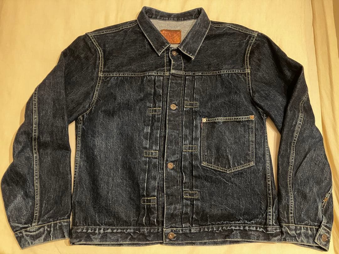 TCB jeans s40s大戦TバックJKT 赤タブ ジージャン 46