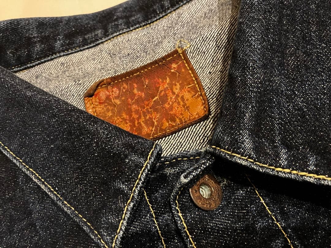 TCB jeans s40s大戦TバックJKT 赤タブ ジージャン 46